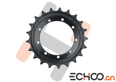 Edelstahl-schwarze Minibagger-Kettenräder für Hitachi EX30 hochfest