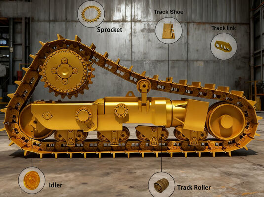 Premium-Unterbauteile für Bobcat Compact Track Ladegeräte